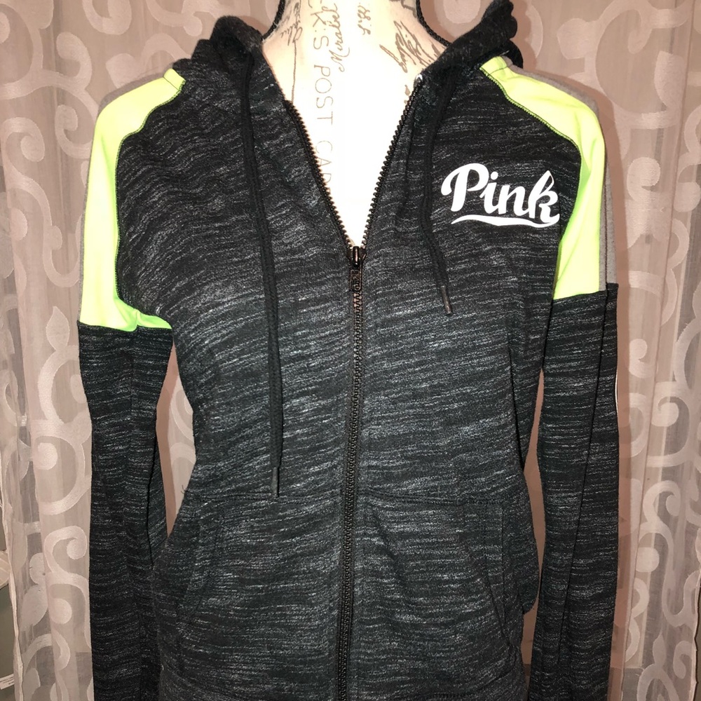 Pink Victoria’s Secret from zip hoodie
